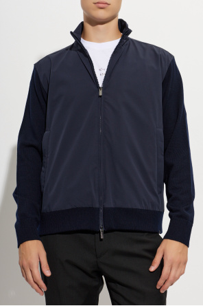 Paul & Shark Cardigan with stand-up collar