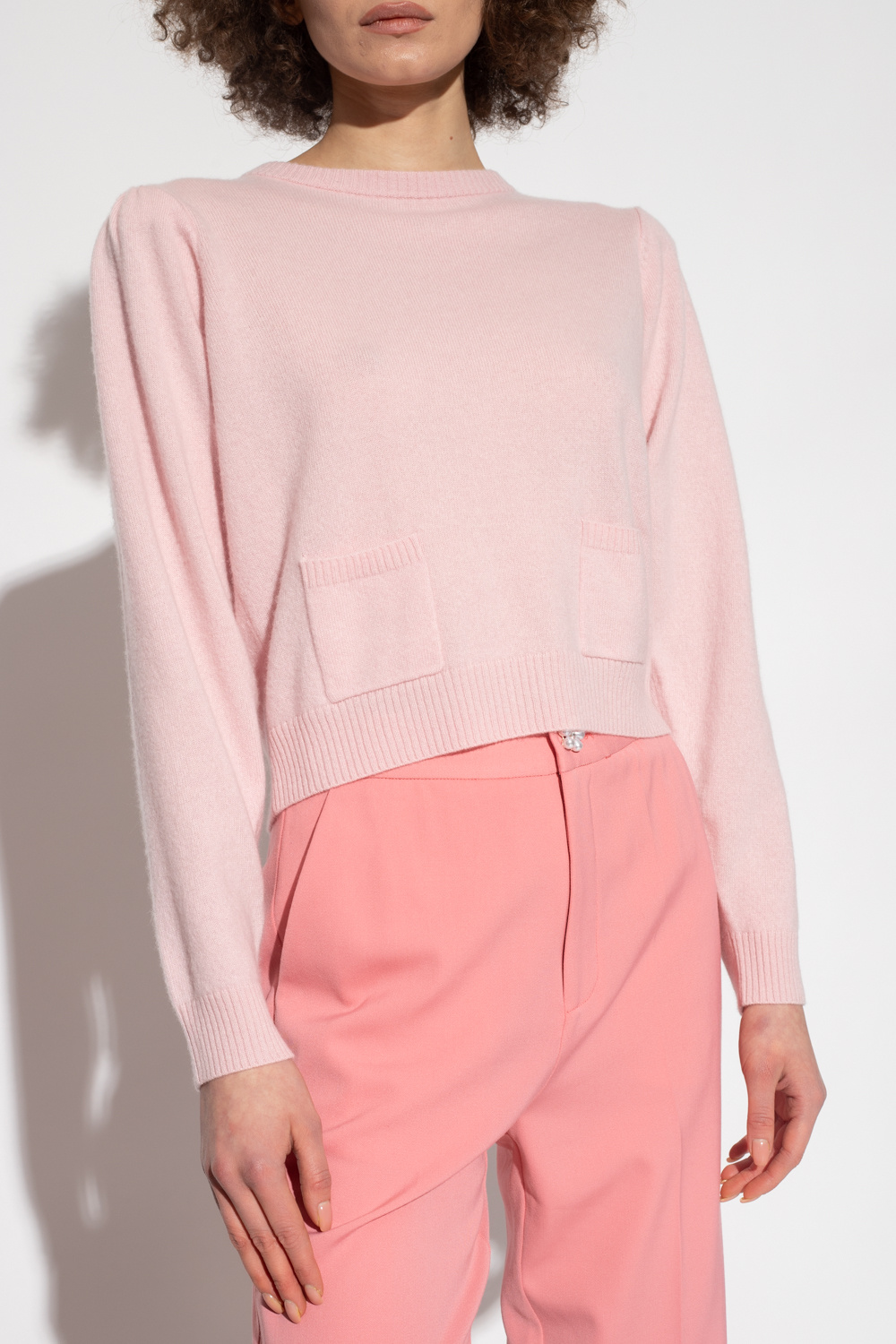 Makia Hug T-shirt M21330 - Pink 'Toni' cashmere cardigan - De-iceShops Norway