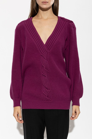 Valentino Garavani Wollcardigan mit Ausschnitt