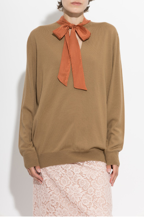 Valentino Garavani Wollpullover mit Halstuch