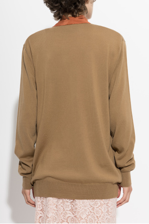 Valentino Garavani Wollpullover mit Halstuch