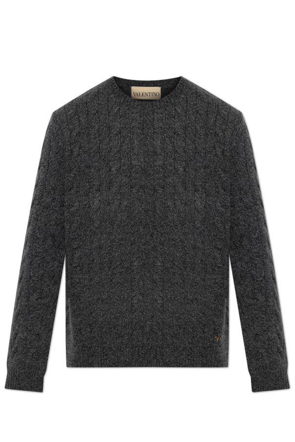 Wool sweater with decorative knit od Valentino Garavani