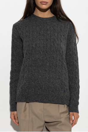 Valentino Garavani Wool sweater with decorative knit