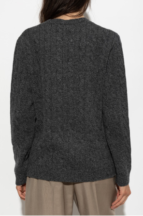 Valentino Garavani Wool sweater with decorative knit