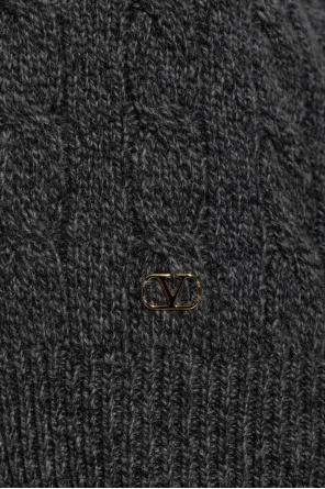Valentino Garavani Wool sweater with decorative knit