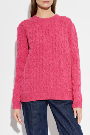Valentino Garavani Wool sweater with decorative knit