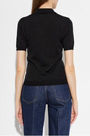 Valentino Garavani Top with decorative tie at the neckline