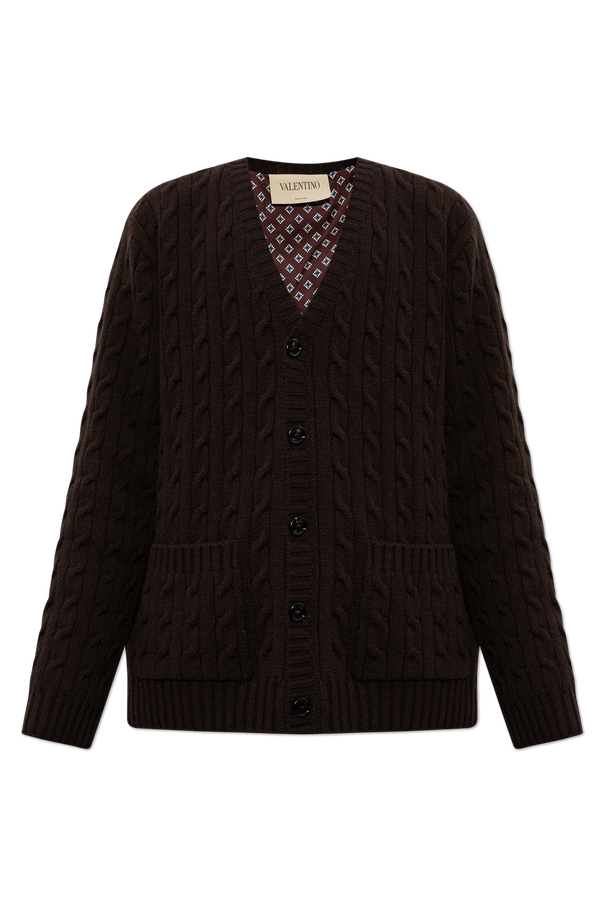 Wool cardigan with pockets od Valentino Garavani