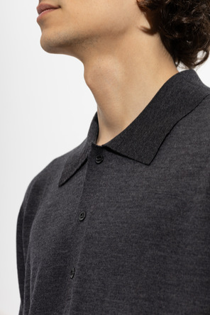Valentino Garavani Wool long-sleeve polo
