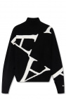 AllSaints BLACK ‘A Star’ roll neck sweater