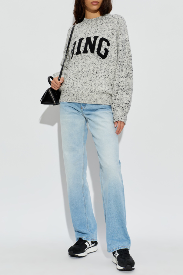 Anine Bing Suéter con logo