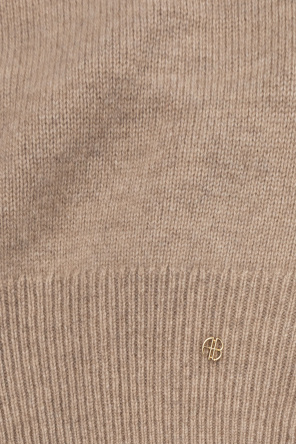 Anine Bing Jersey de cuello alto de cachemira
