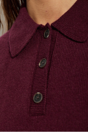 Anine Bing Cashmere polo shirt 'Lee'