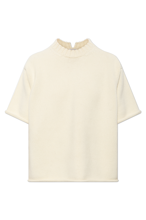 Bottega Veneta Jersey de lana de manga corta