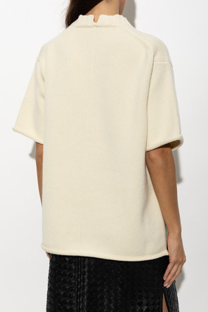 Bottega Veneta Jersey de lana de manga corta