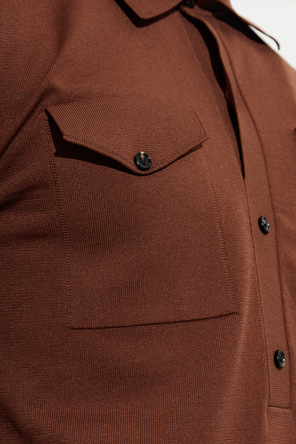 Bottega Veneta Pánské polo s dlouhým rukávem