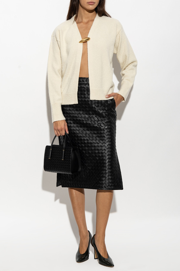Bottega Veneta Cardigan with Pin
