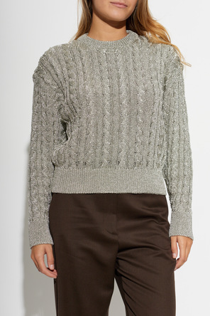 Alexander McQueen Sweater with lurex thread