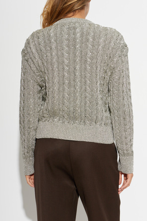 Alexander McQueen Sweater with lurex thread