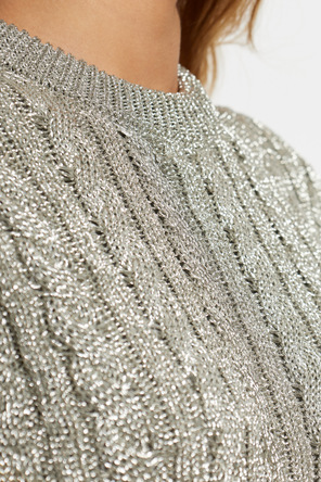 Alexander McQueen Sweater with lurex thread