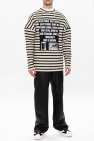 Raf Simons cream Striped sweater
