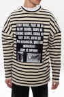 Raf Simons cream Striped sweater