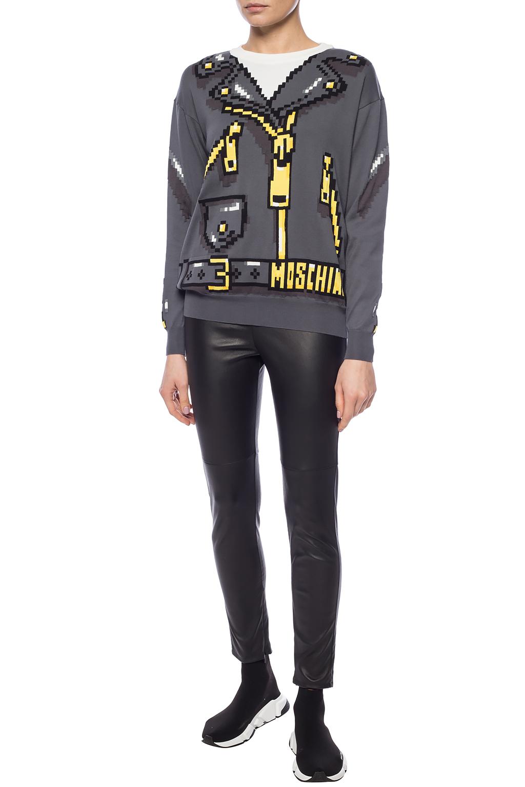 Moschino Sweater SIM'S Collection Capsule Edition very limited. Grey Cotton  ref.144069 - Joli Closet