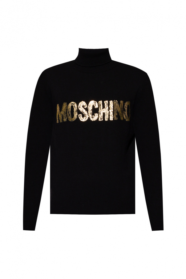 Moschino T-Shirt mit Raglanärmeln Schwarz