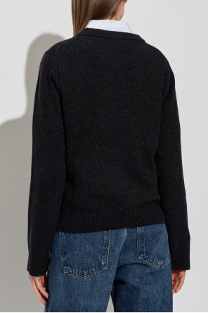 Ganni Wool sweater with logo