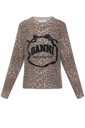 Sweater with animal motif
