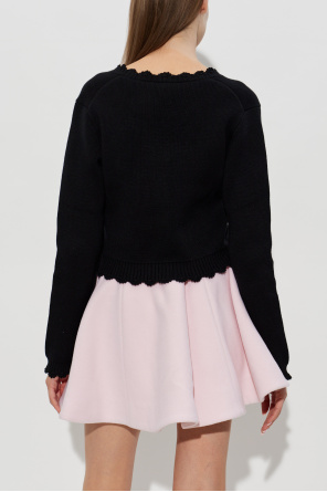 Ganni Cardigã com acabamento decorativo