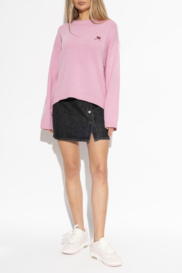 Ganni Jumper with side drawstrings