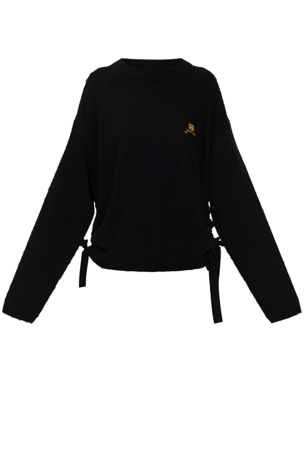Sweater with side drawstrings od Ganni