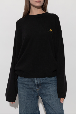 Ganni Sweater with side drawstrings