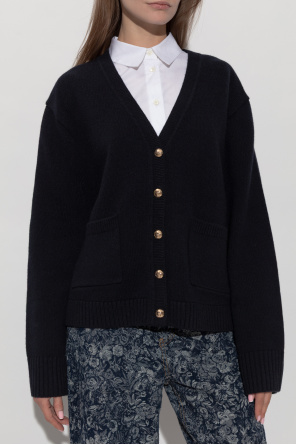 Ganni Oversized cardigan with pockets