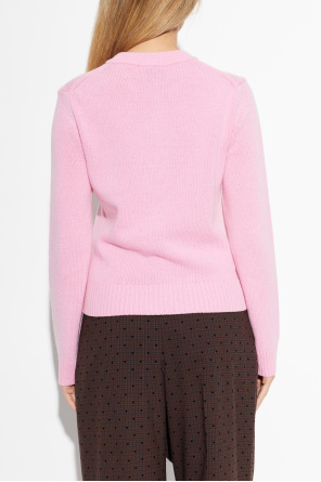 Ganni Cardigan with embroidered logo