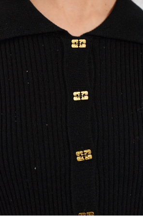 Ganni Top with shimmering sequins