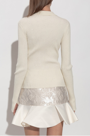 Ganni Top with shimmering sequins