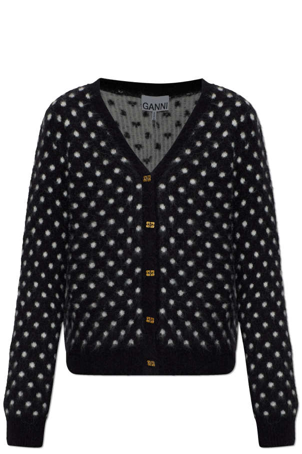Polka dot patterned cardigan od Ganni