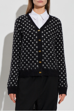 Ganni Polka dot patterned cardigan