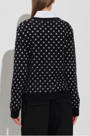 Ganni Polka dot patterned cardigan