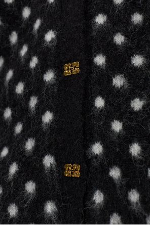 Ganni Polka dot patterned cardigan