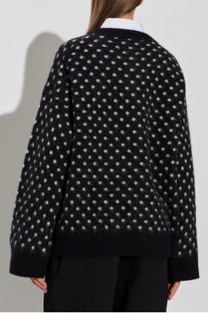 Ganni Suéter con estampado de lunares