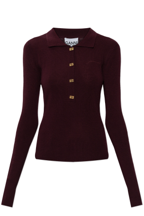 Top con logo bordado