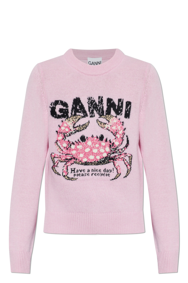 Sweater with logo od Ganni