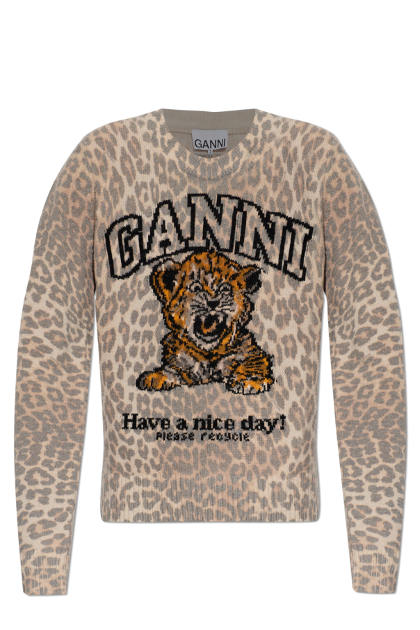 Sweater with logo od Ganni