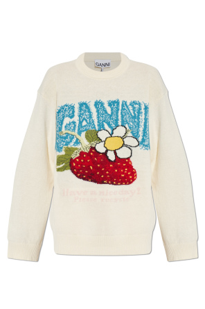 Sweter z kolorowym wzorem