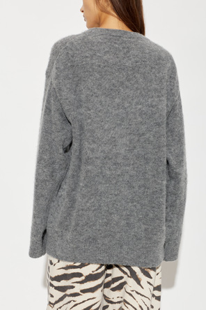 Ganni Oversize-Pullover mit Logo