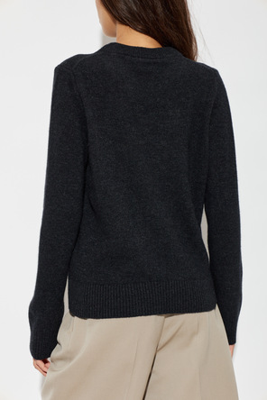 Ganni Sweater with colorful pattern and logo