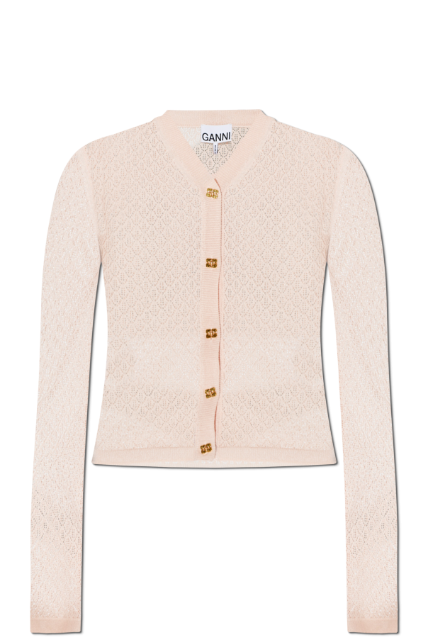 Transparent cardigan od Ganni